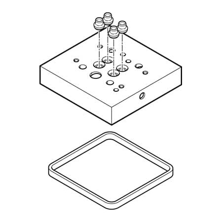 Festo Multi-Pin Plug CPV10-VI-P2-1/8-C CPV10-VI-P2-1/8-C
